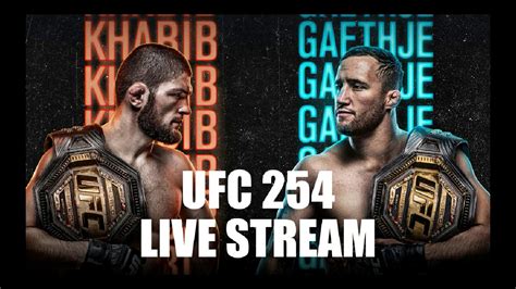 ufc 254 live stream free